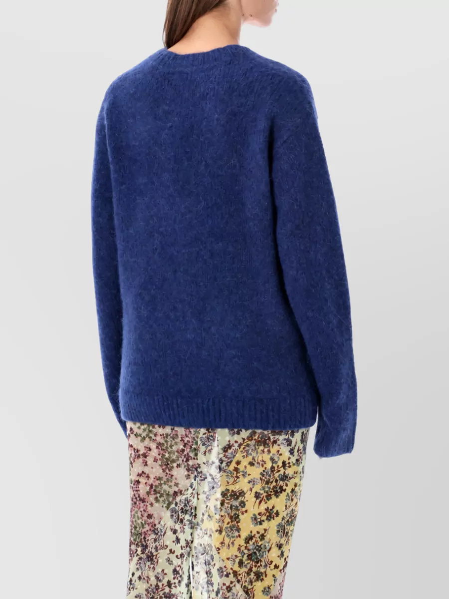 Dries Van Noten Alpaca Merino Wool Cardigan