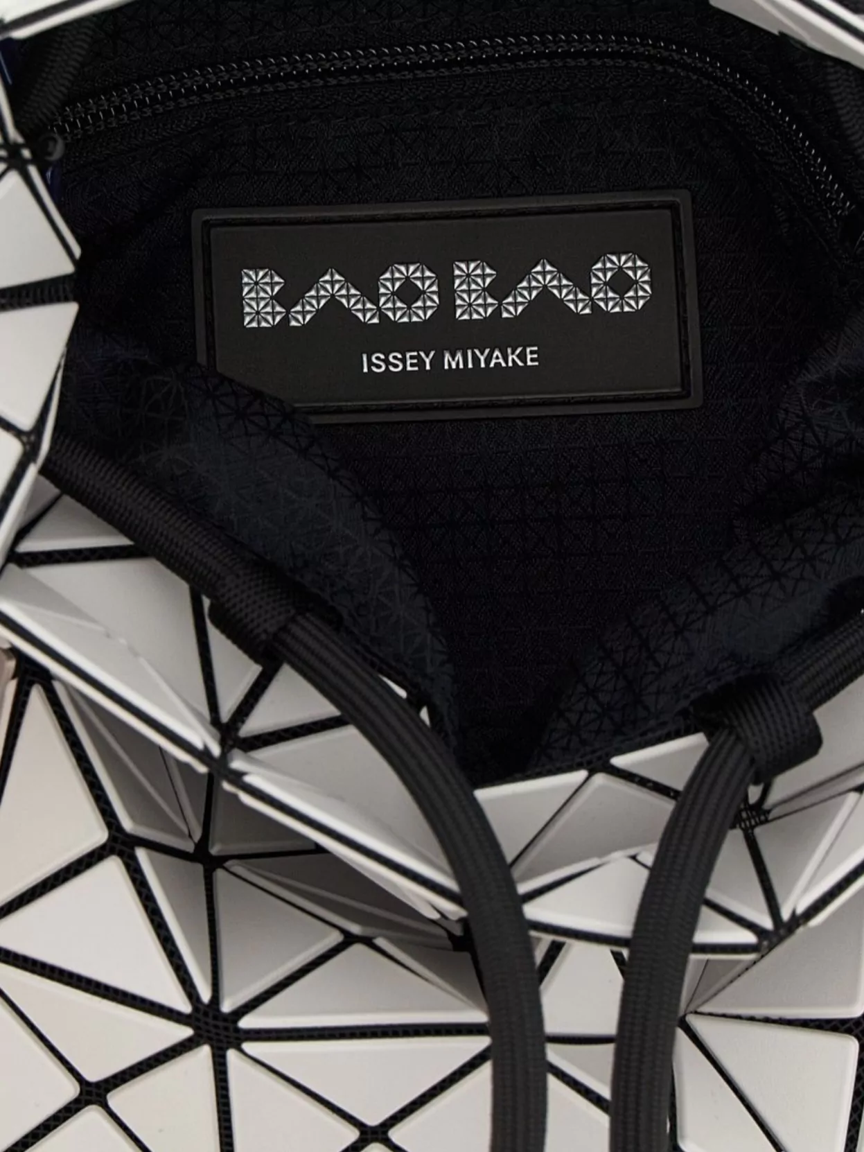 Bao Bao Issey Miyake "twist" Geometric Pattern Bucket Bag