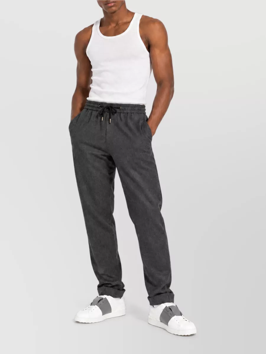 Paul Smith Cashmere Wool Straight-Leg Trousers