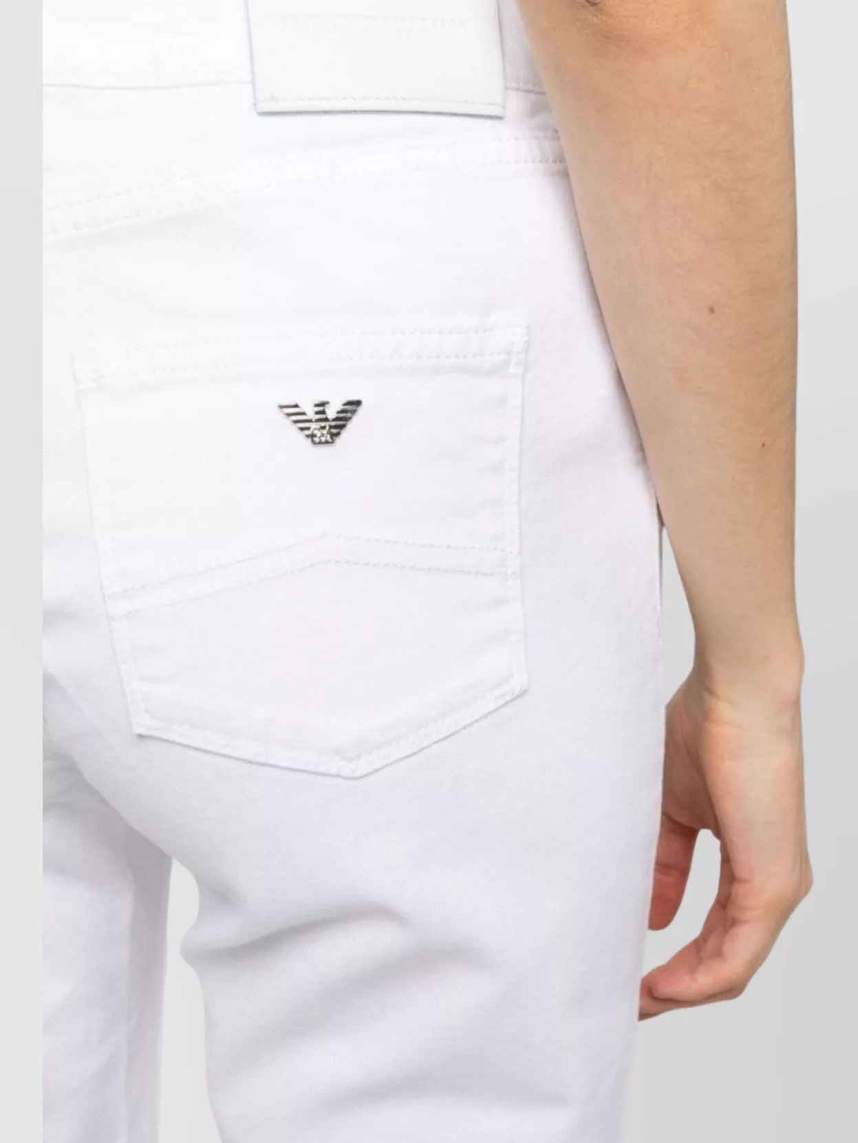 Emporio Armani Cotton Denim Jeans Stretch