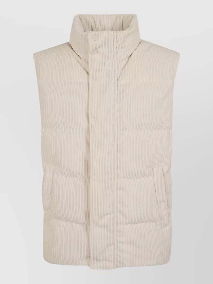 Herno corduroy padded gilet