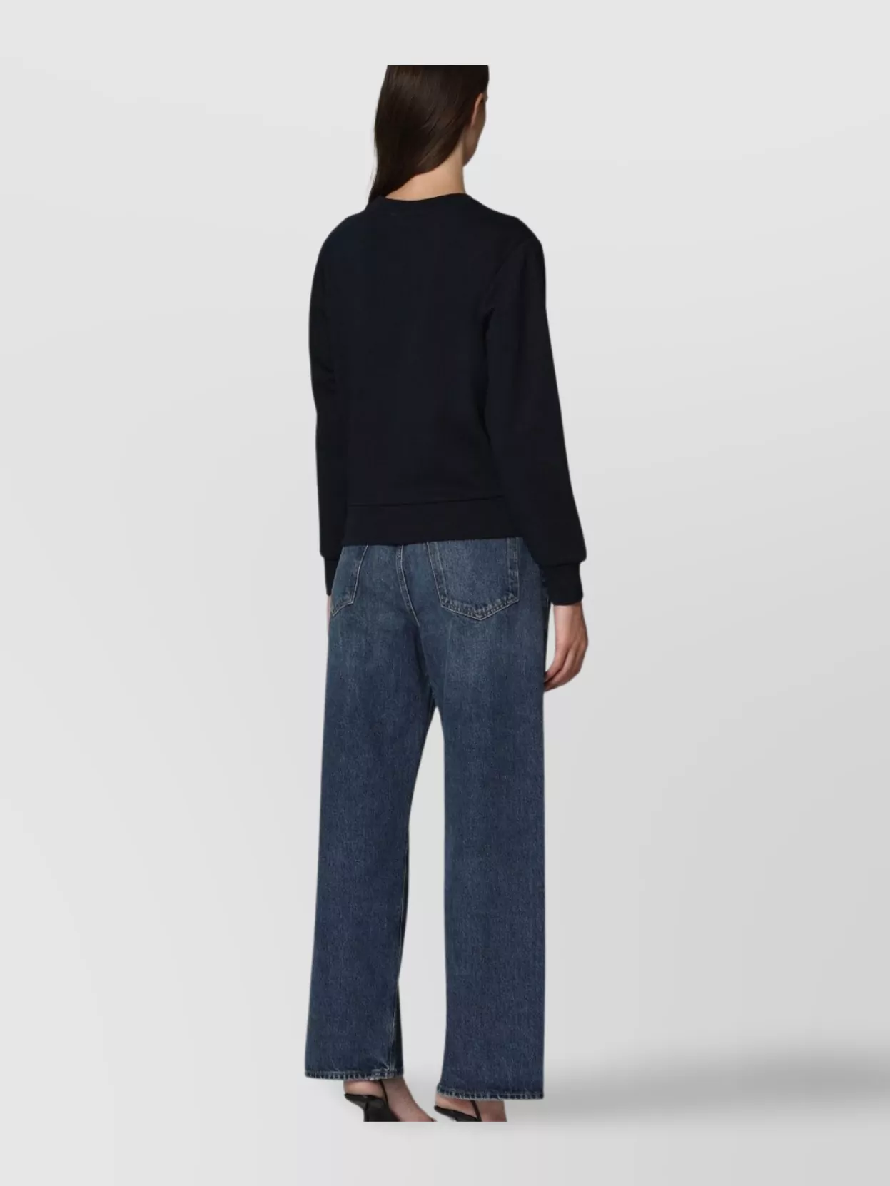 A.p.c. Boxy Rue Madame Cotton Crew-Neck Sweatshirt