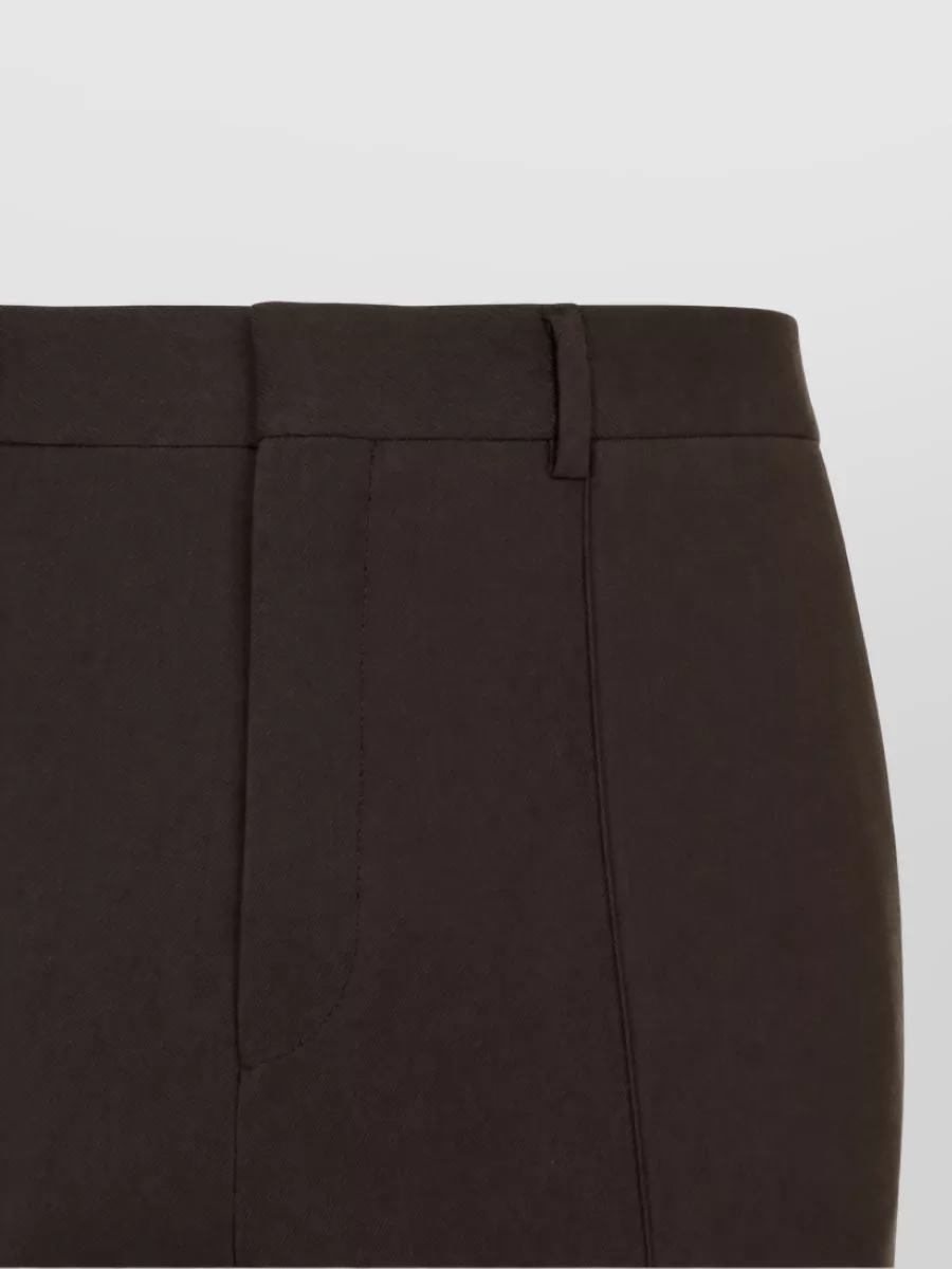 Celine Wool Slim-Fit Tailored Trousers