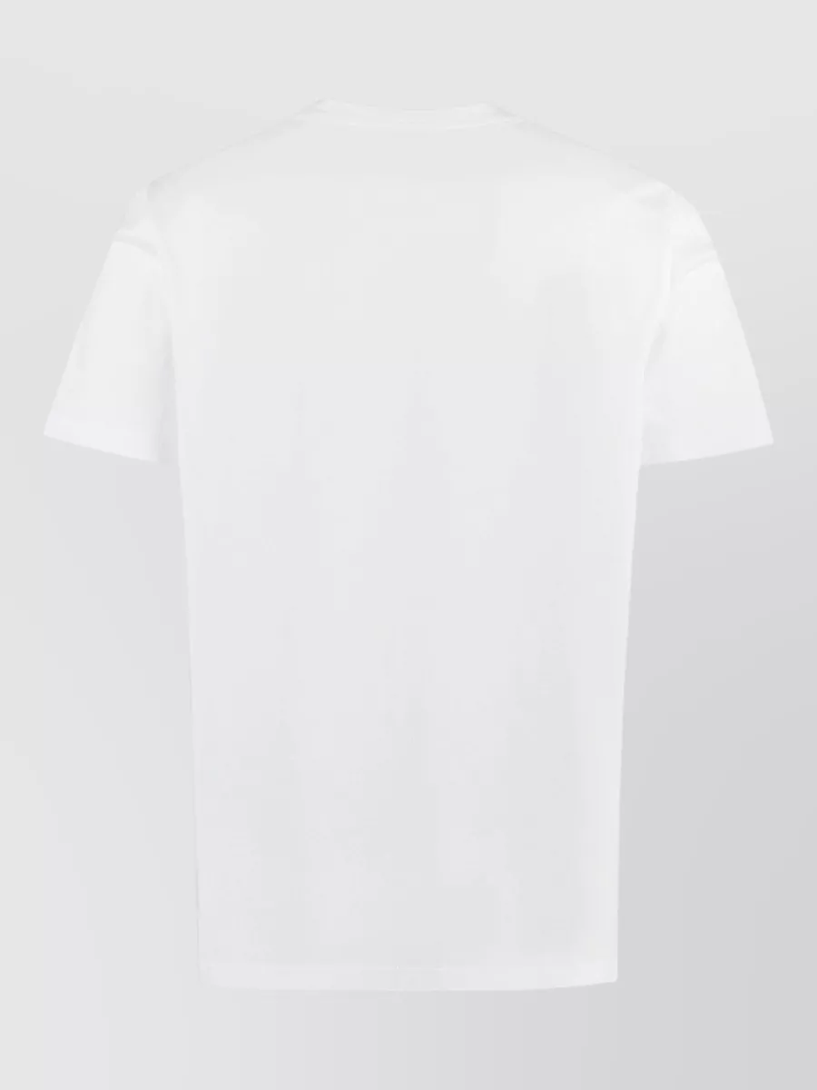 Dondup Cotton Ribbed Crew-Neck T-Shirt
