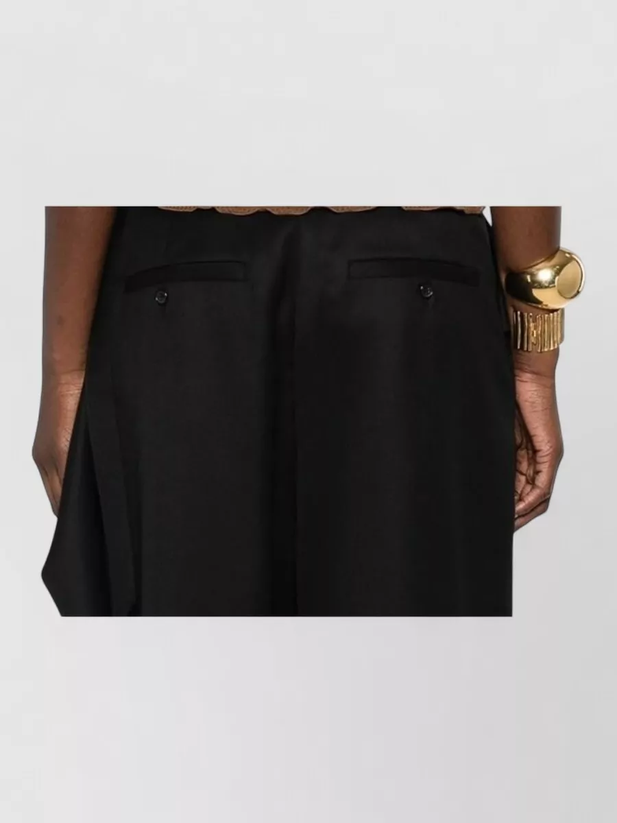 Saint Laurent Ribbed Knit Top Adjustable Straps Lace