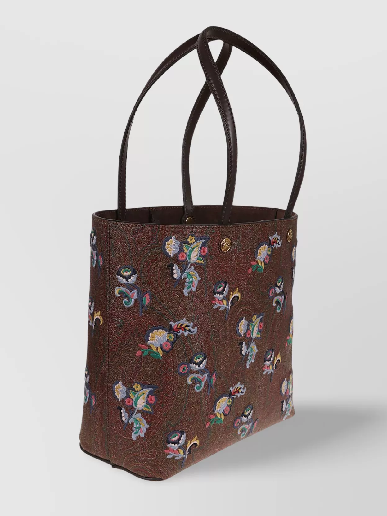ETRO TOTE BAG WITH FLORAL PATTERN AND DUAL HANDLES 