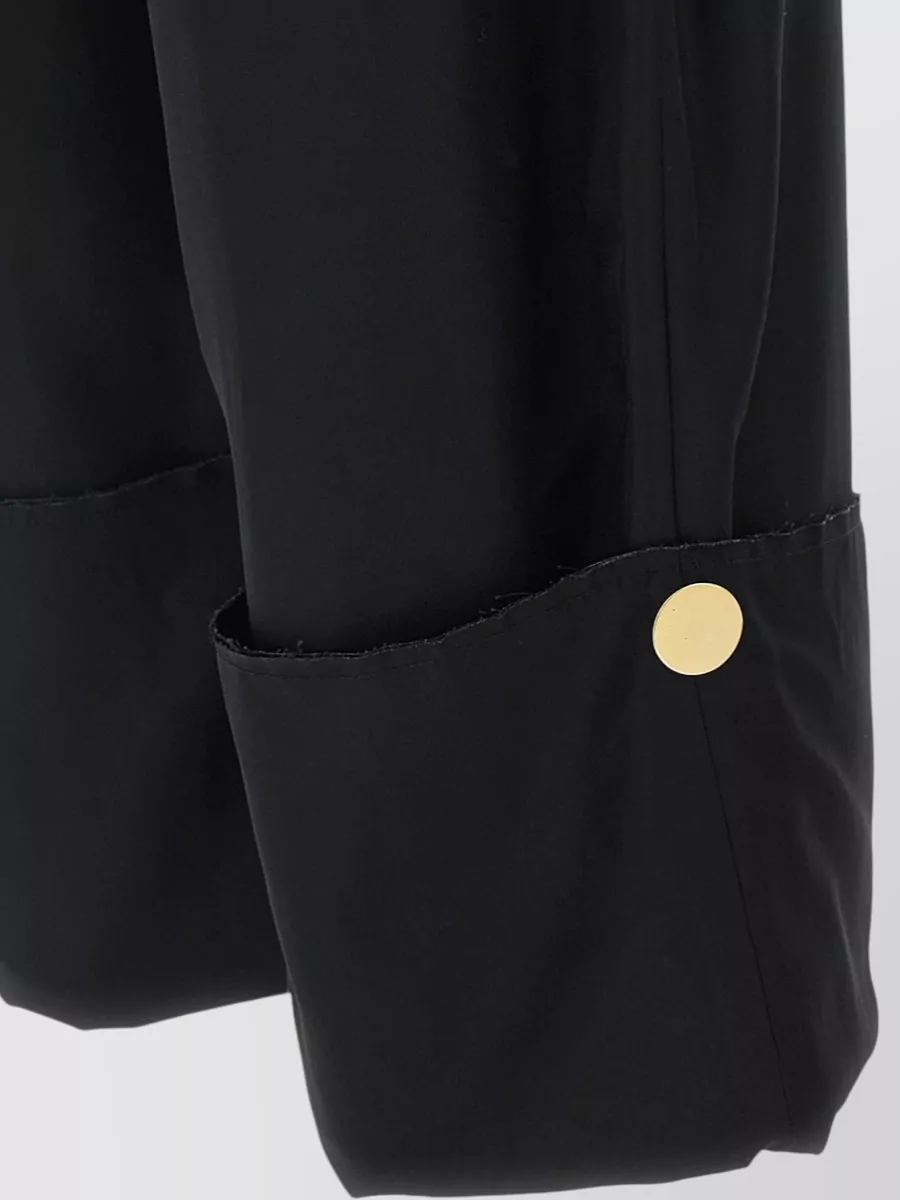 Darkpark Pleated Wide-Leg Tailored Trousers