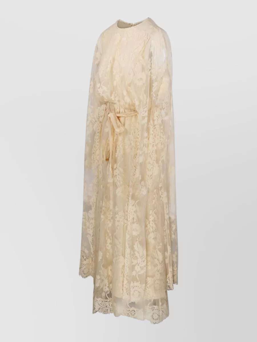 Zimmermann Lace Cape Maxi Dress