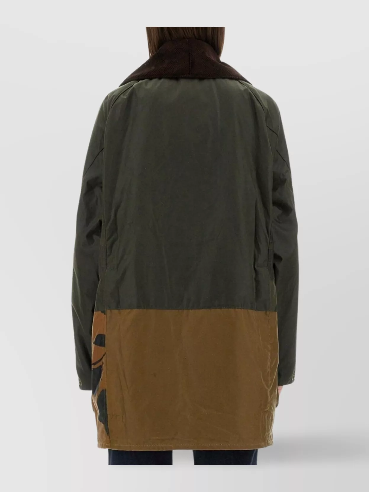 Barbour X Erdem Patchwork Design Jacket With Classic Collar