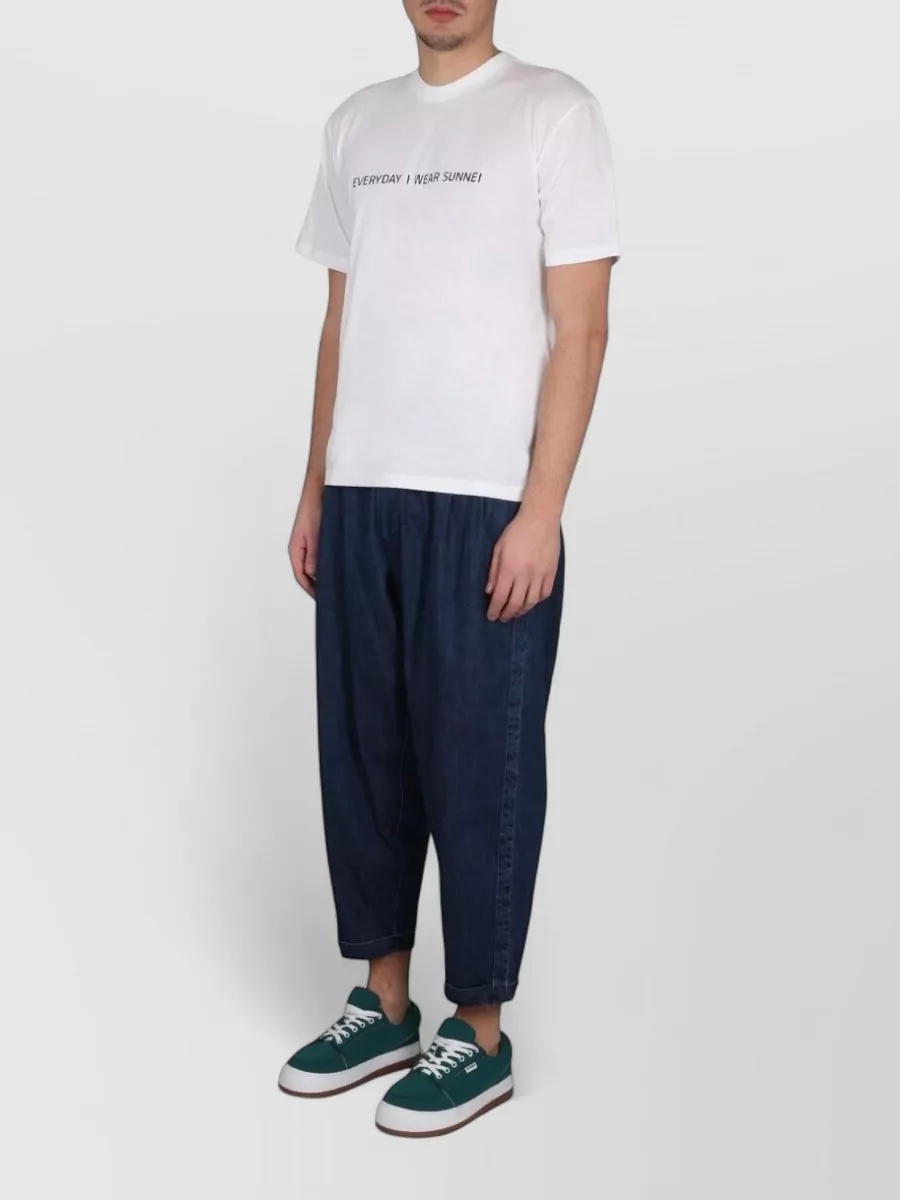 Sunnei logo-embossed t-shirt