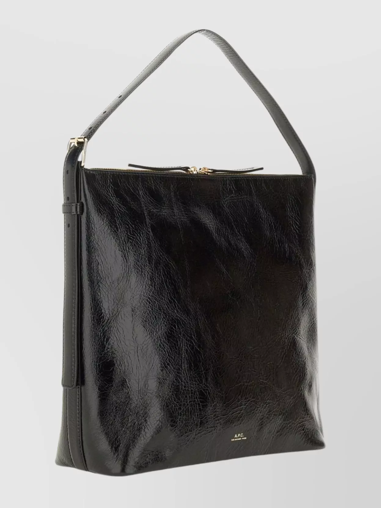 A.p.c. Textured Shoulder Bag Adjustable Strap