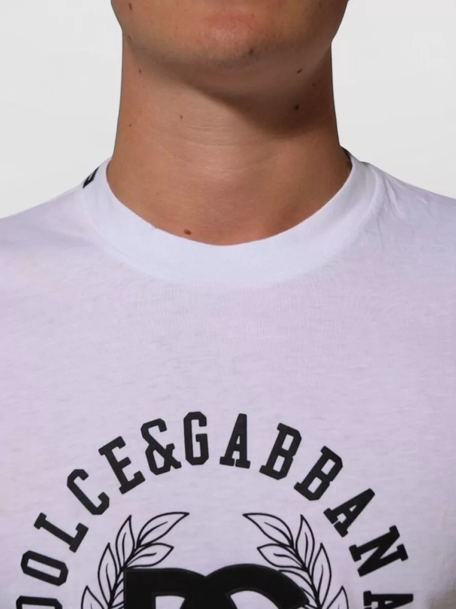 Dolce&Gabbana Logo Print Crew Neck T-Shirt