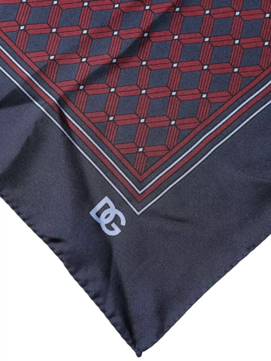 Dolce&Gabbana Silk Printed Square Scarf
