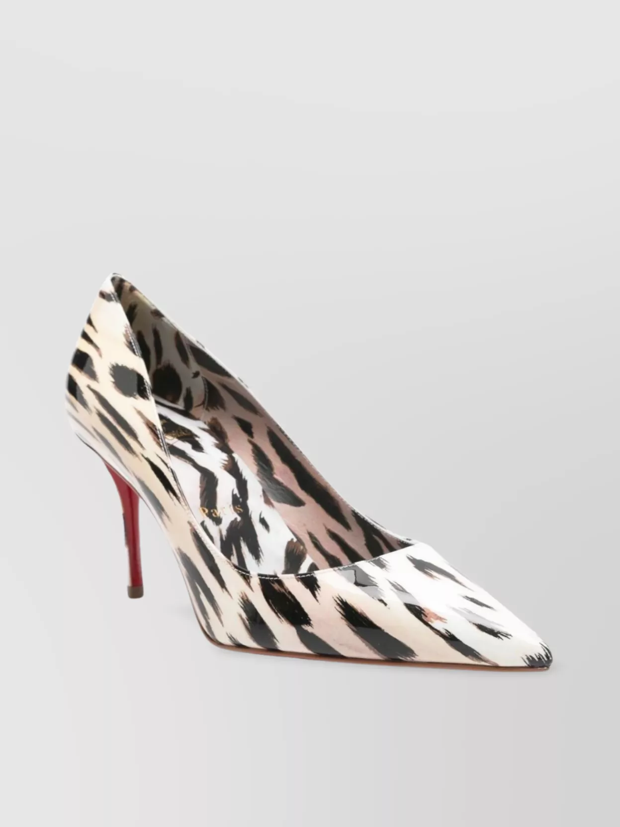 Christian Louboutin Pointed Toe Stiletto Heel Animal Print