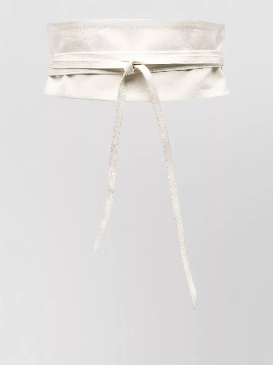 Furling By Giani leather high-waist wrap belt