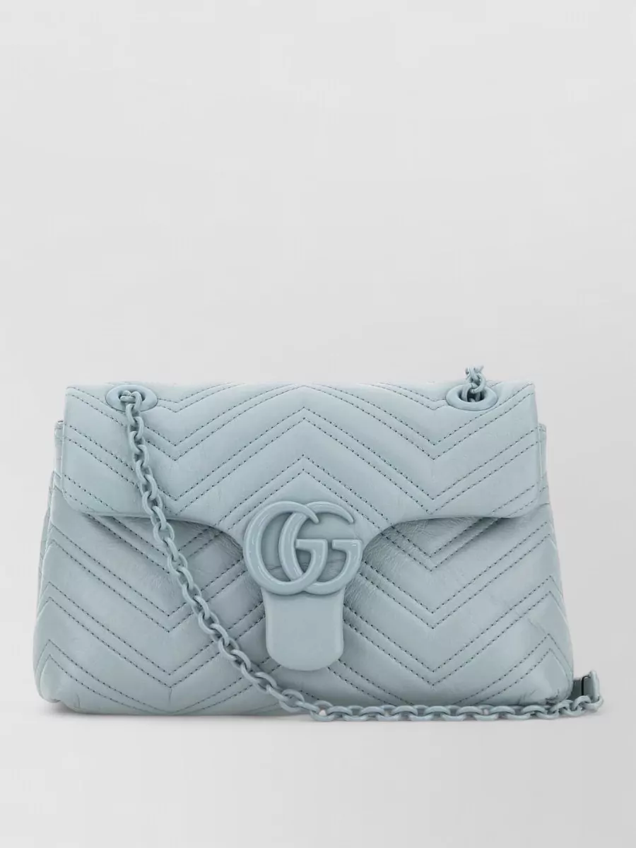 Gucci gg marmont small nappa leather shoulder bag
