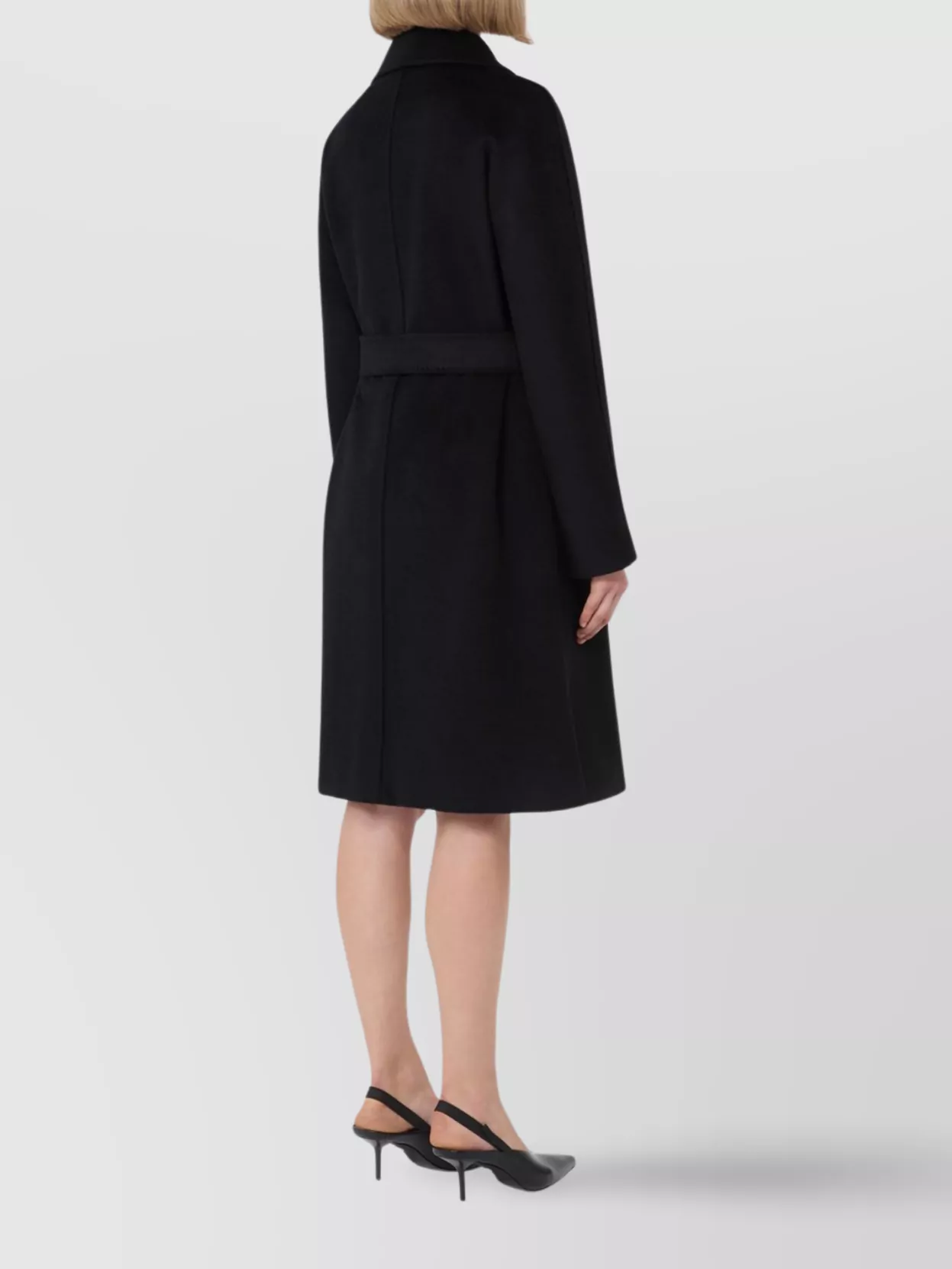 S Max Mara Dravenna Wool Wrap Coat