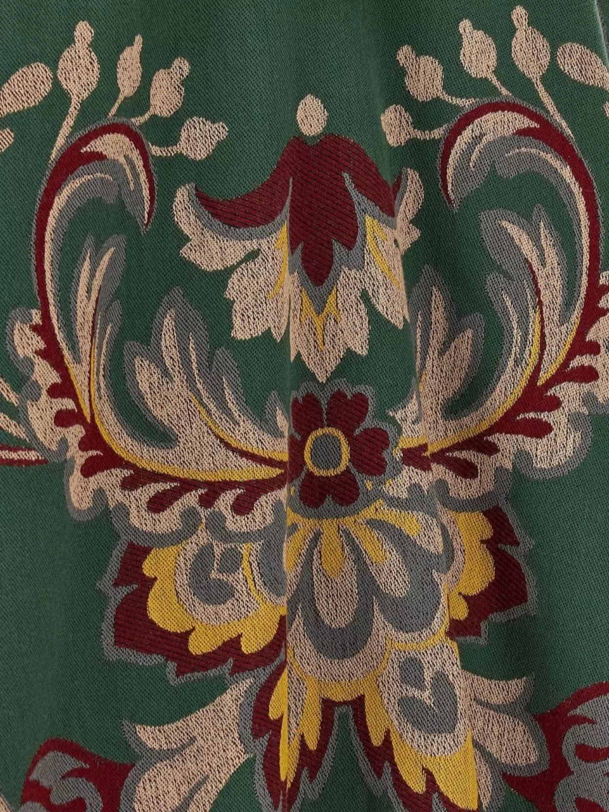 Etro Floral Paisley Hooded Draped Cape