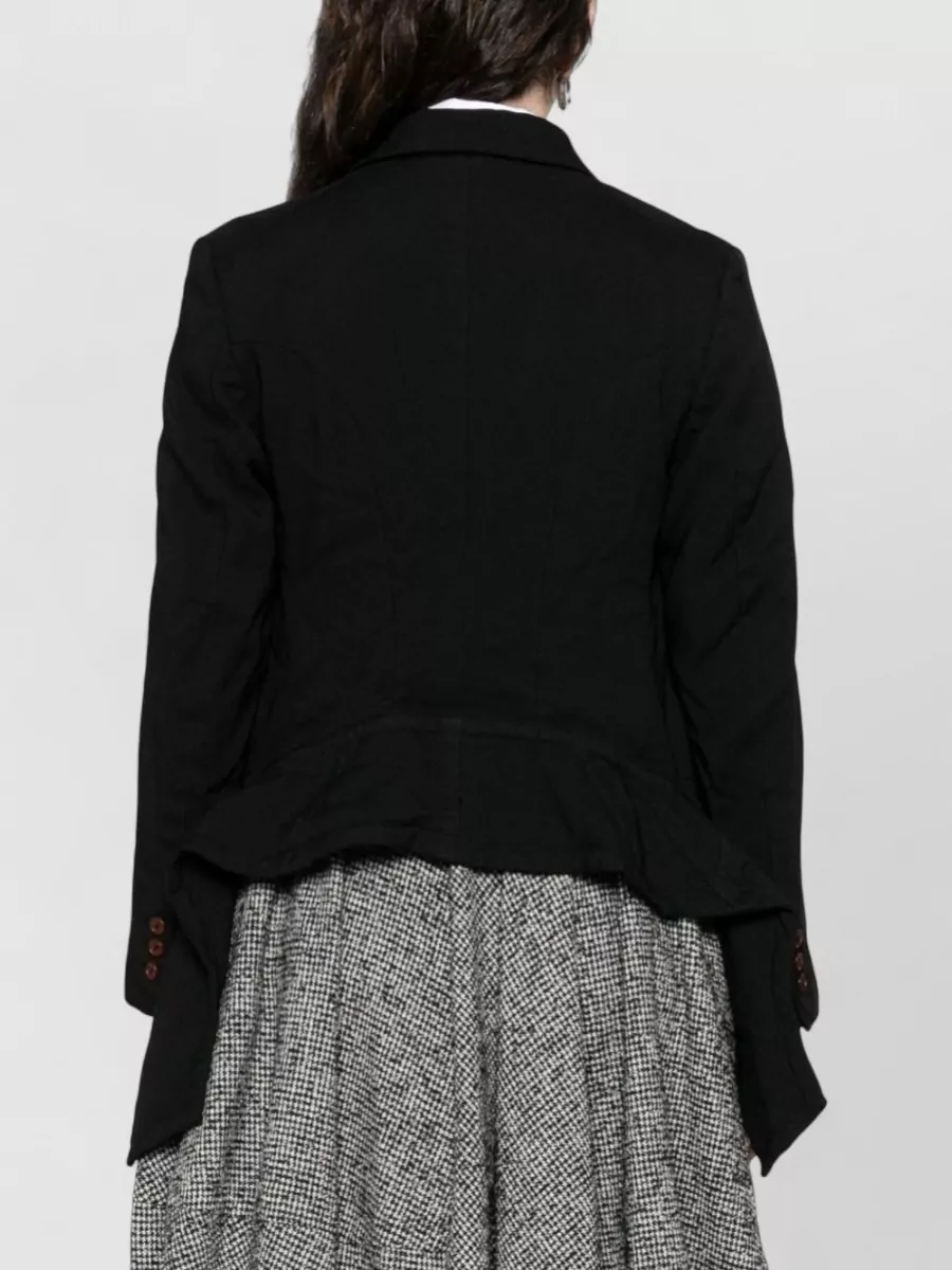 Comme Comme Tailored Jacket Single Breasted Notch Lapel