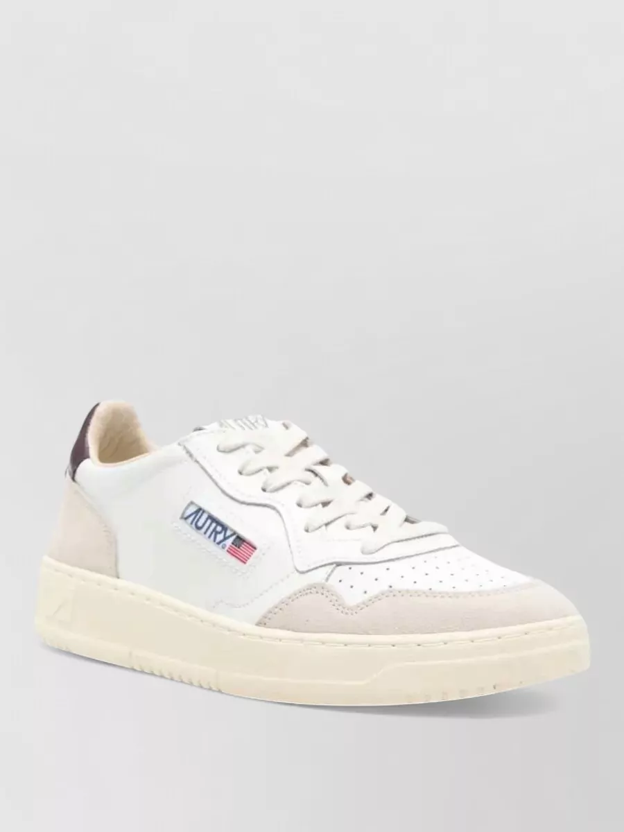 Autry Leather Panelled Low-Top Sneakers