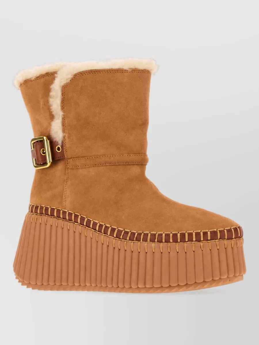 Chloé Leather ankle boots