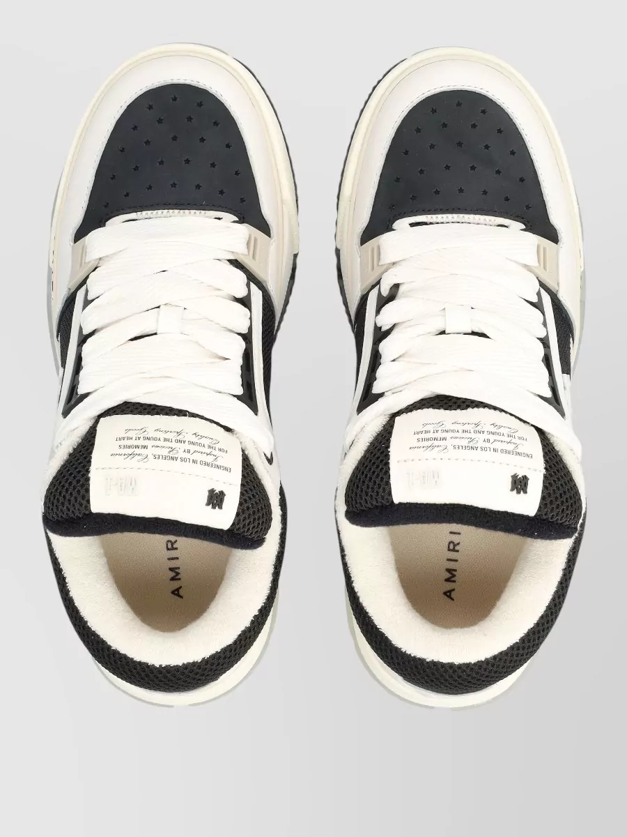 Amiri Padded Collar Sneakers Rubber Sole