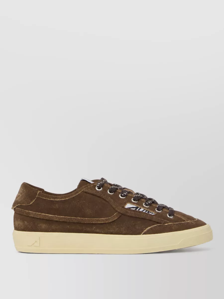 Autry Suede Leather Low-Top Sneakers
