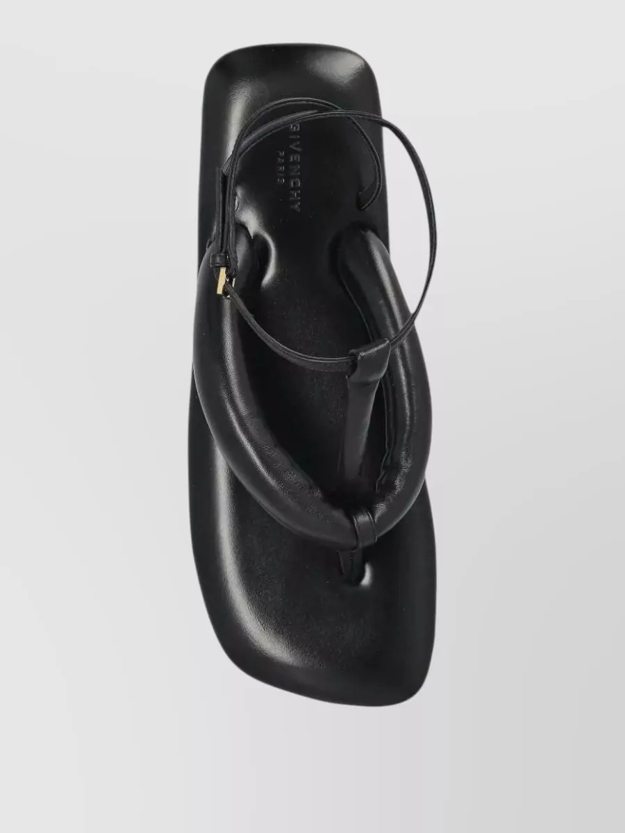 Givenchy Leather Boudoir Flat Thong Sandals