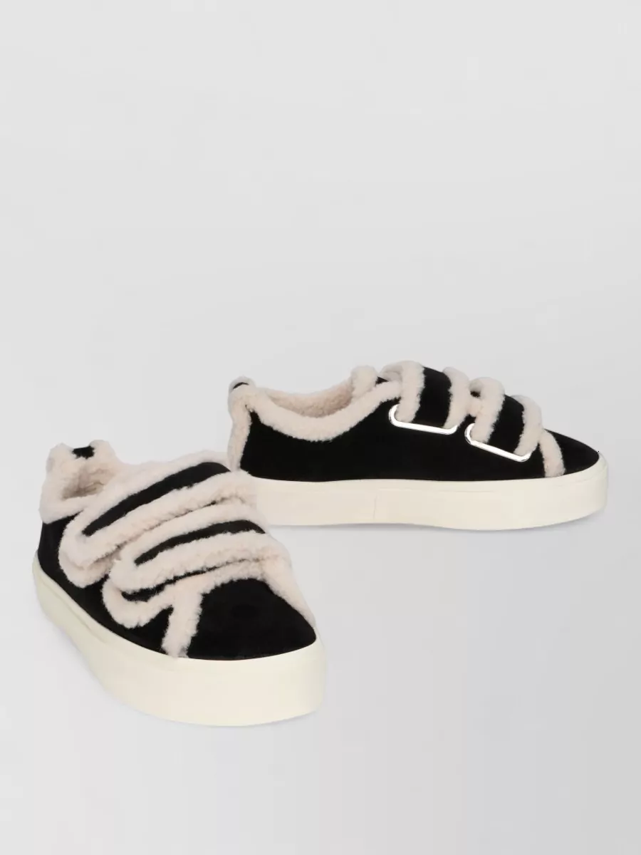 Inuikii Calfskin Wool Slip-on Sneakers