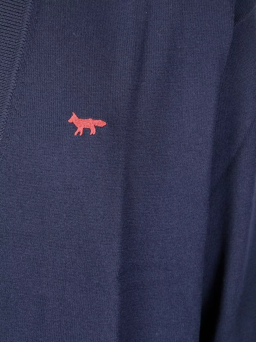 Maison Kitsuné Silk Cardigan