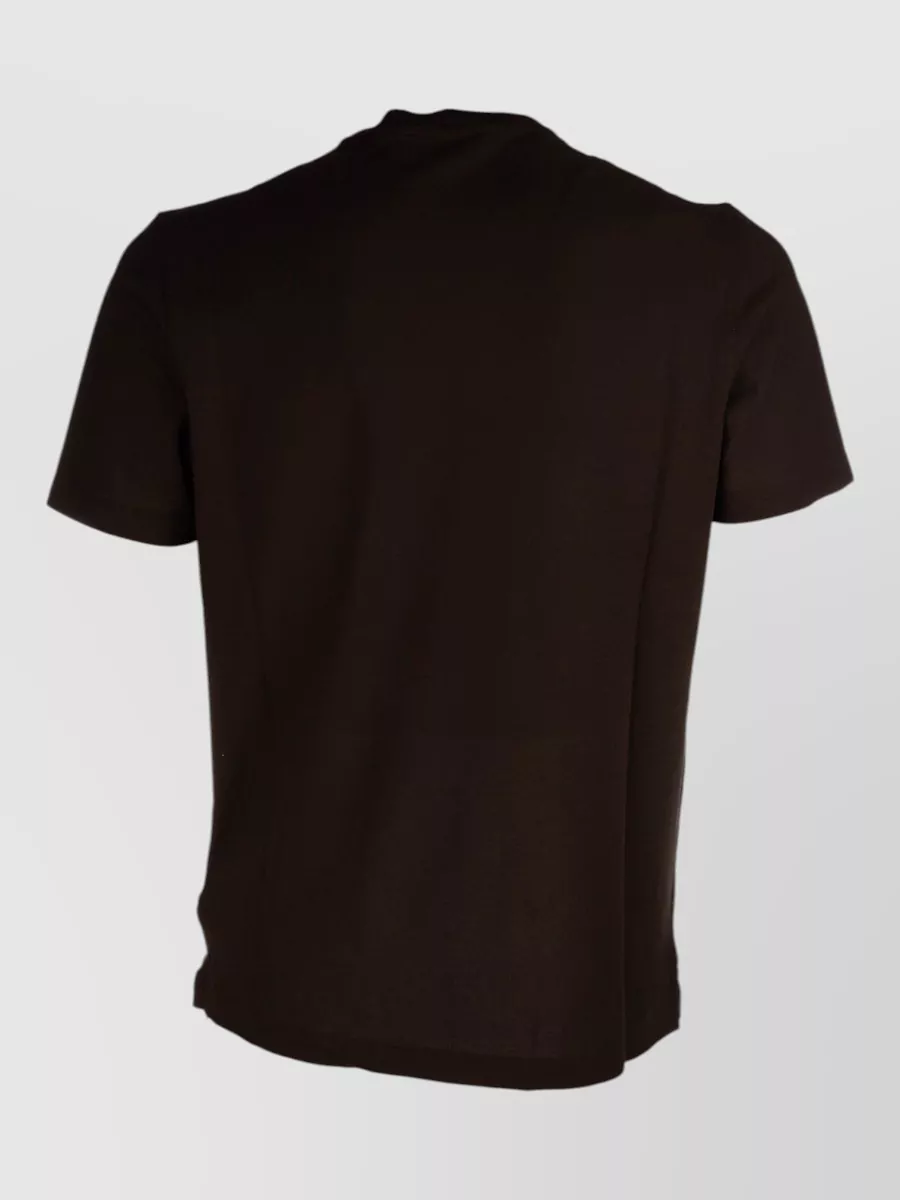 Zanone Short Sleeve Crew Neck Cotton T Shirt