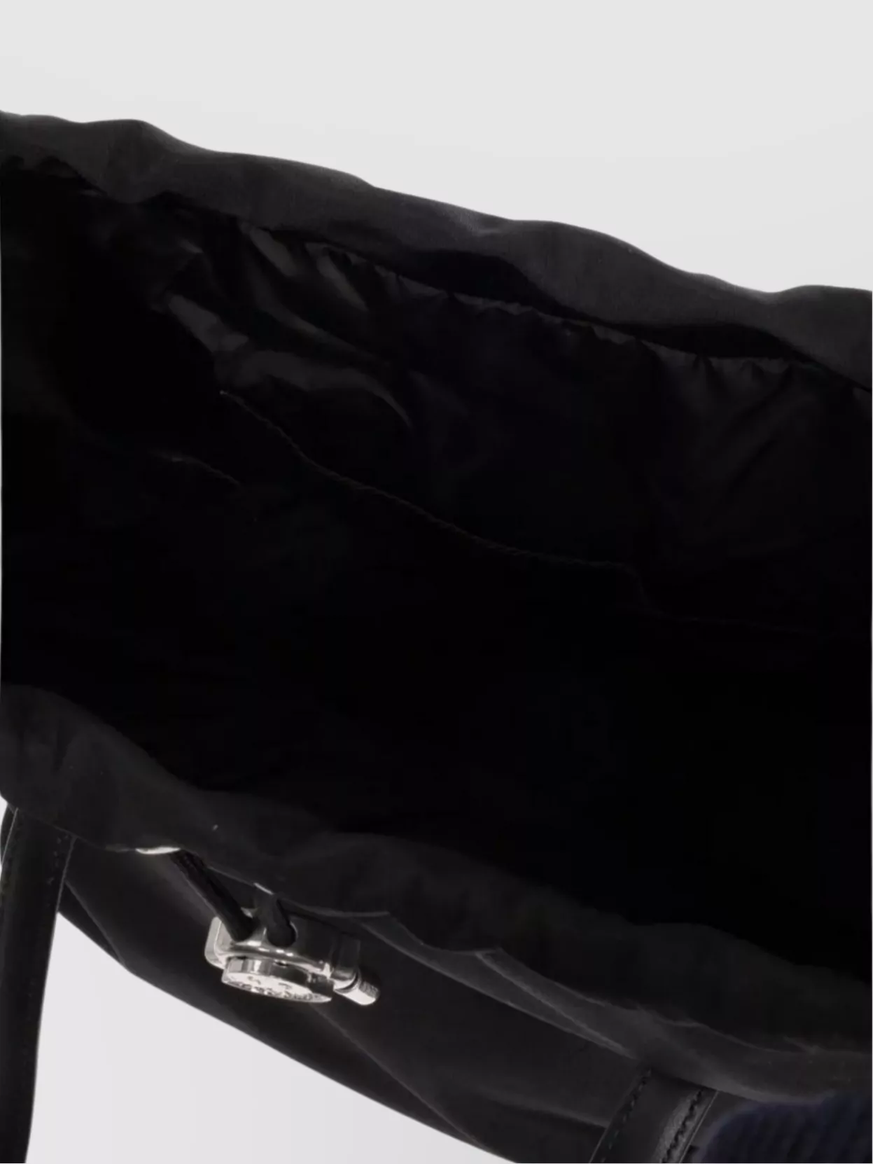 Moncler Modern Drawstring Tote Metal Accents