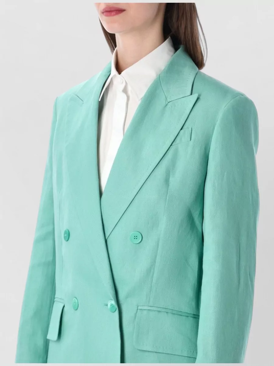 Max Mara Linen Double-Breasted Blazer