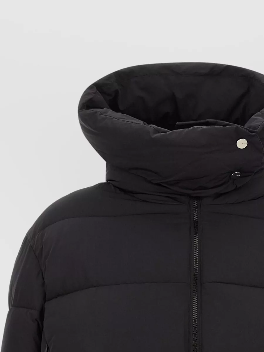 Pinko Down Quilted Hooded Parka Coat