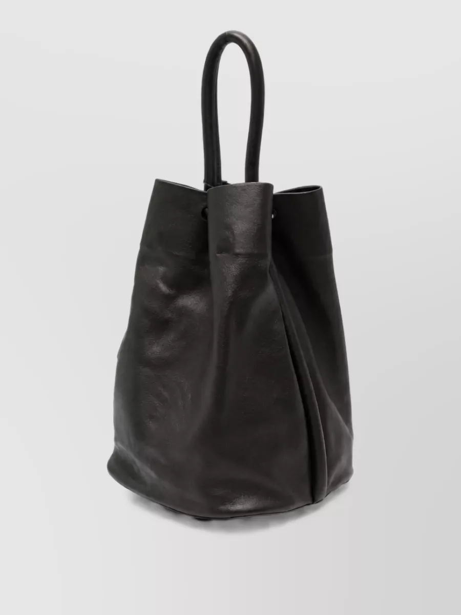 Uma Wang leather bucket bag