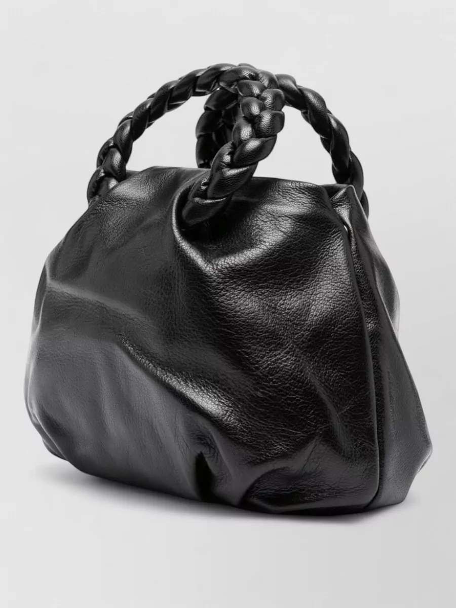Hereu Leather Draped Tote Bag