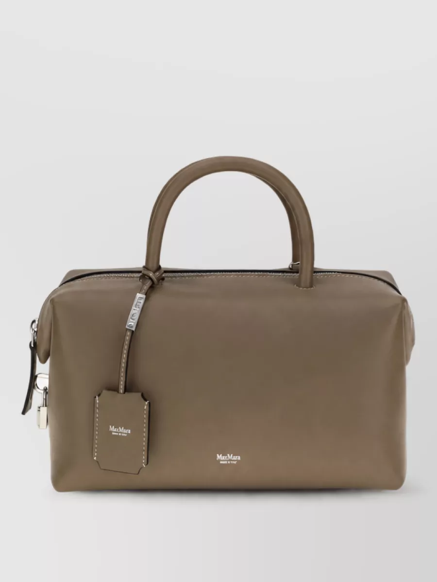 Max Mara Calf Leather Tote Bag
