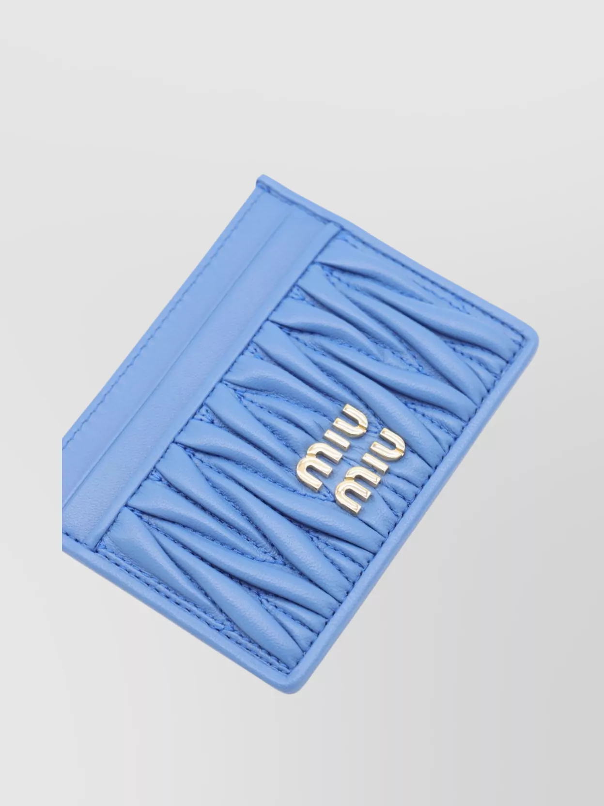 Miu Miu Ruched Leather Wallets And Cardholders