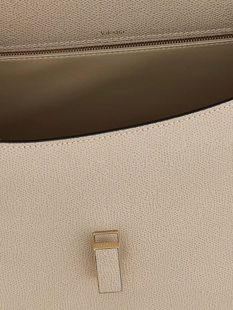 Valextra Iside Large Shoulder Bag Top Handle Strap