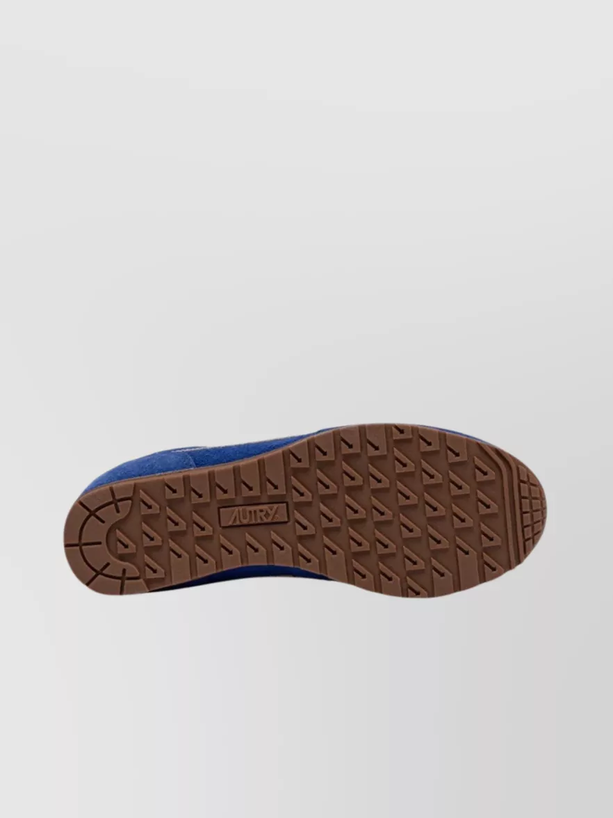 Autry 'windspin Low' Blue Sneaker With Logo On The Side And On The Heel