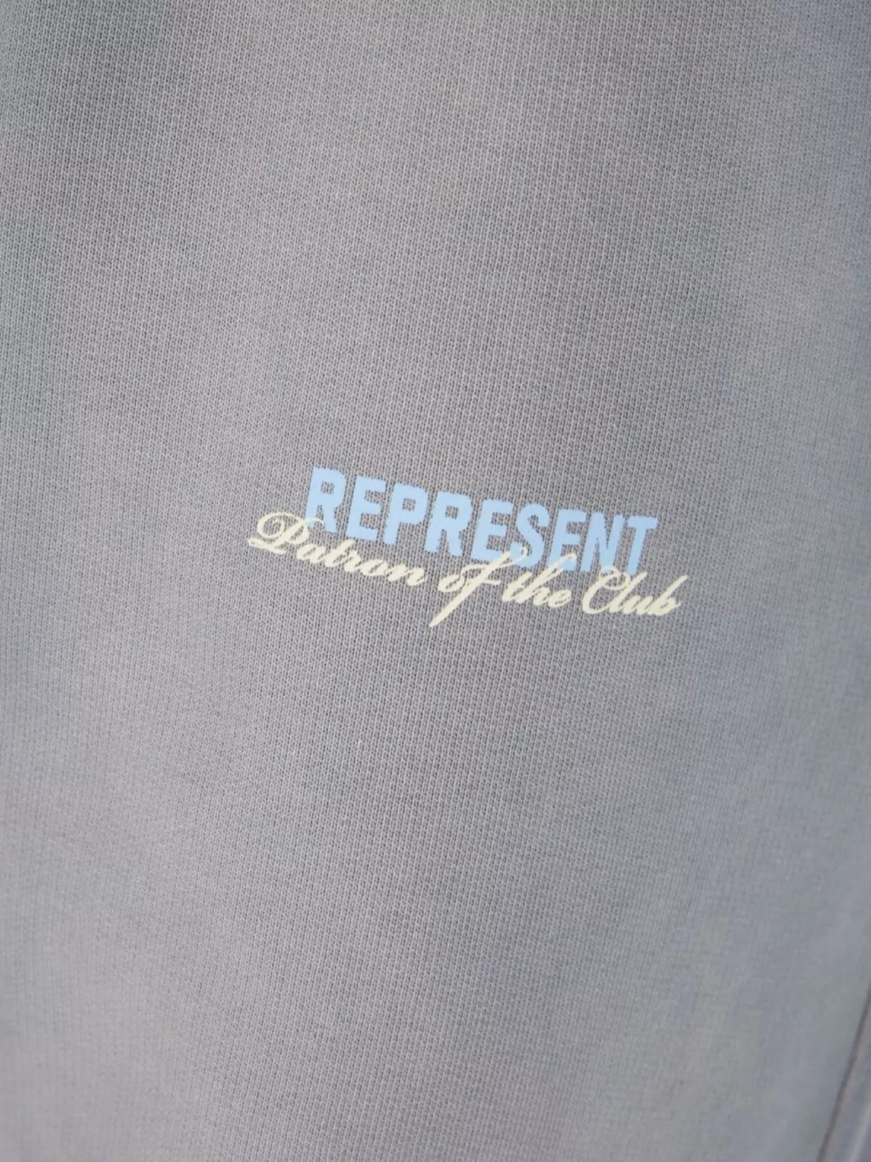 Represent Cotton Joggers With Elastic Waistband And Cuffs