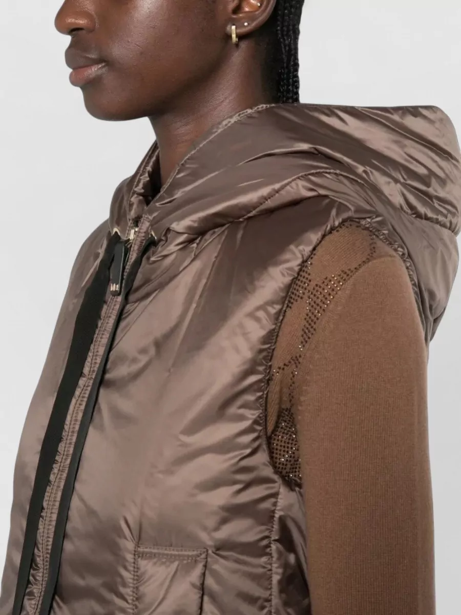 Max Mara Quilted Hooded Parka Coat