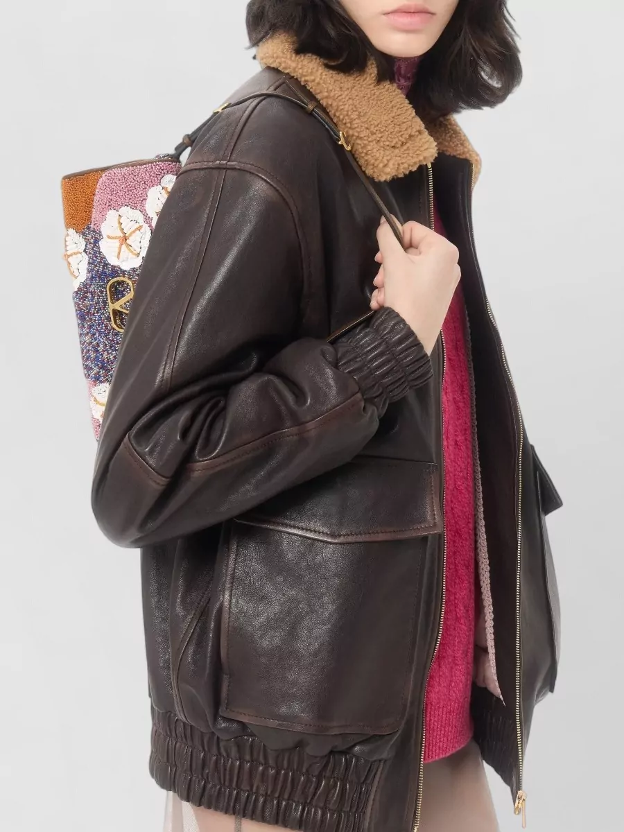 Valentino Leather Coat