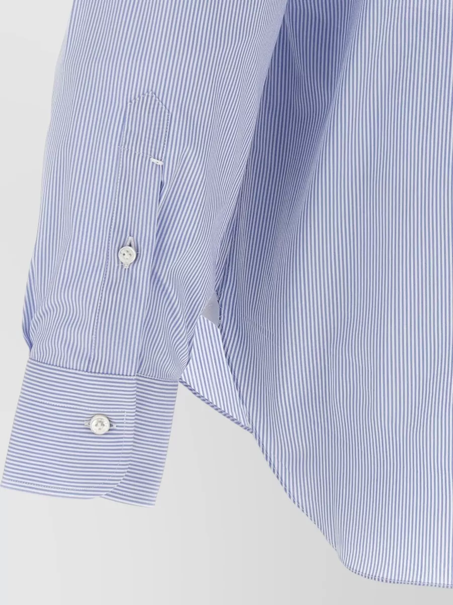 Barba Striped Cotton Shirt