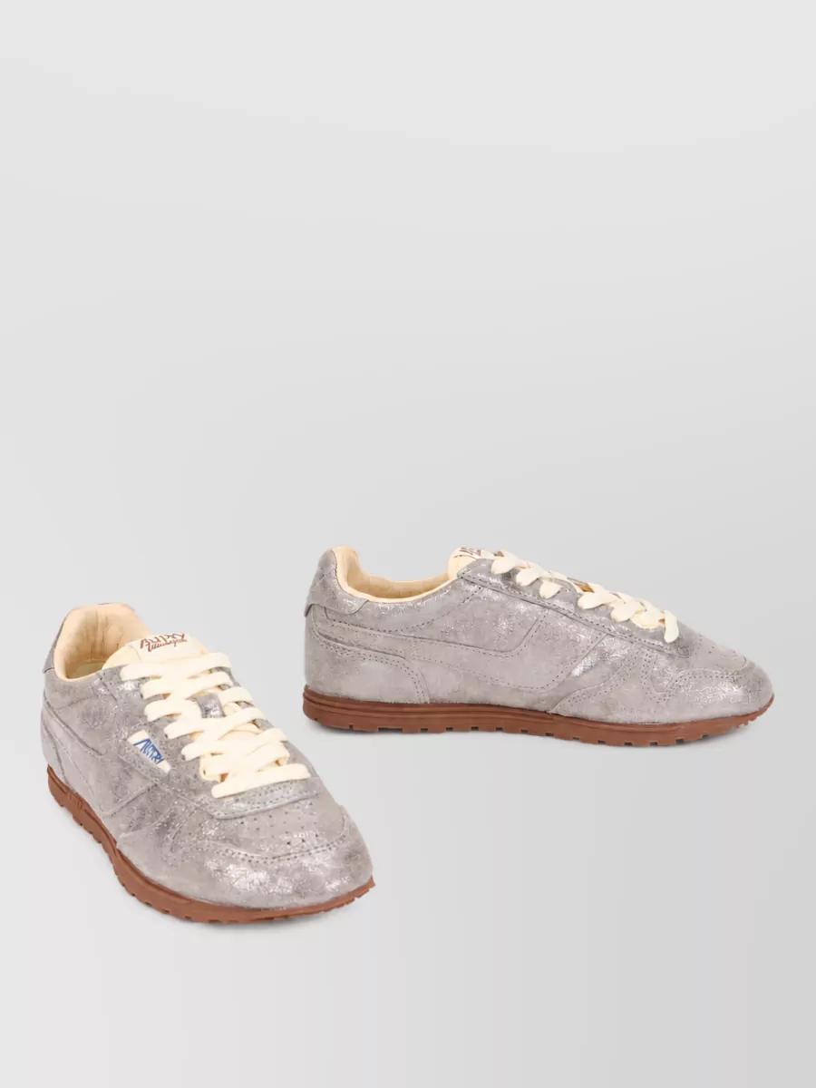 Autry leather low lace-up sneakers