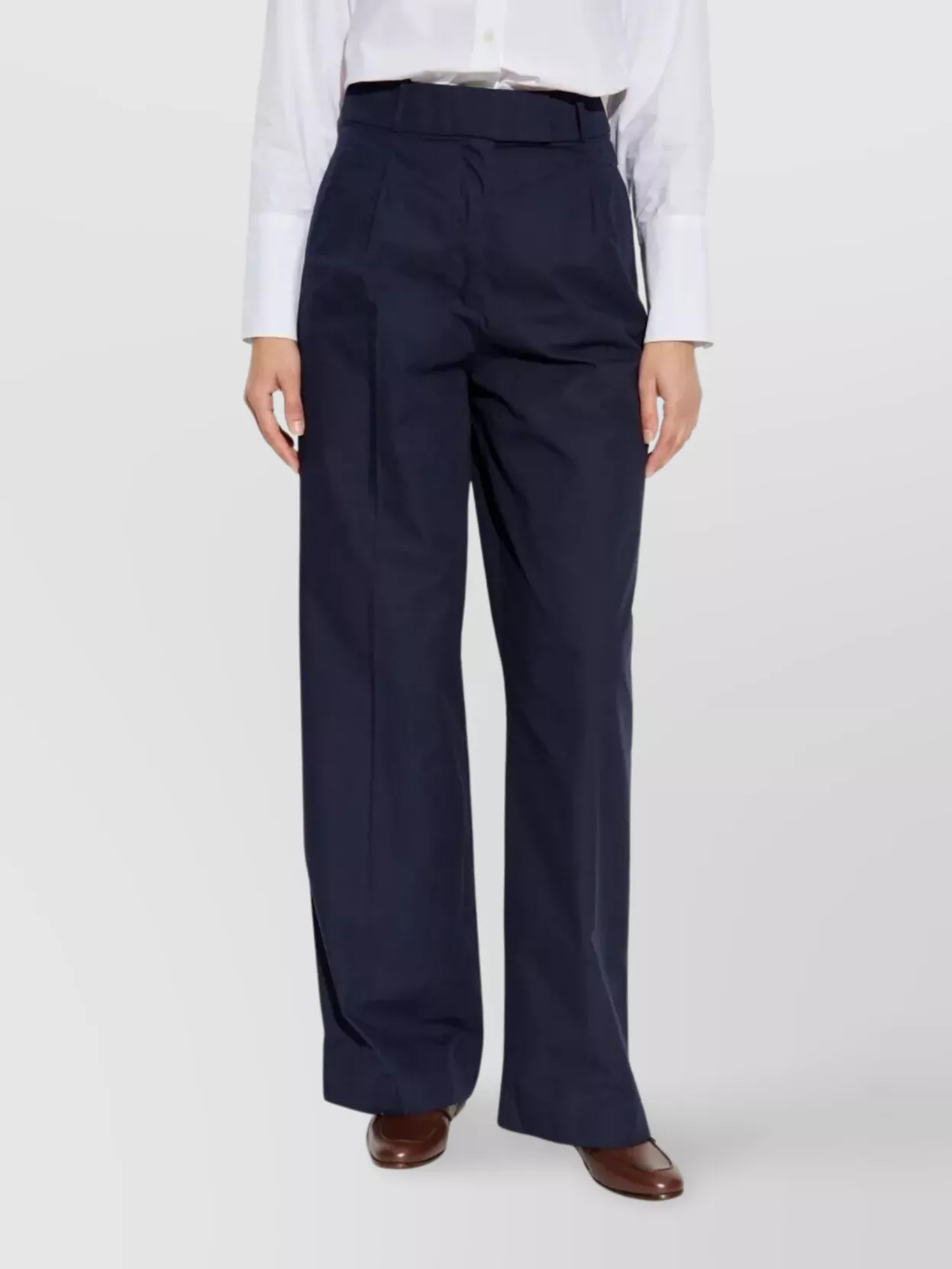 A.p.c. Veronica Pleated Cotton Trousers