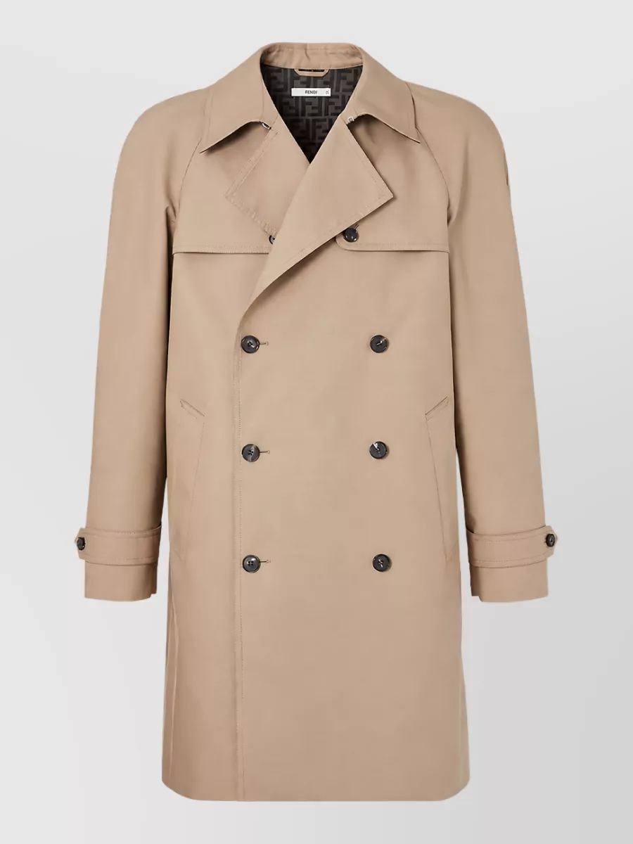 Fendi double-breasted trench coat