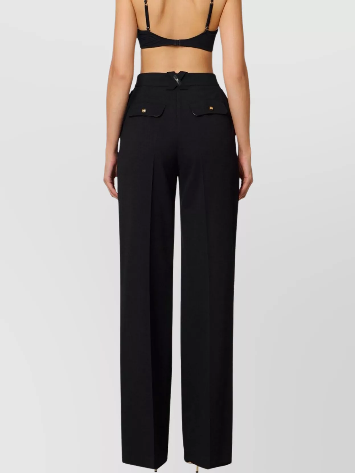 Elisabetta Franchi Trousers With Pleats And Pockets
