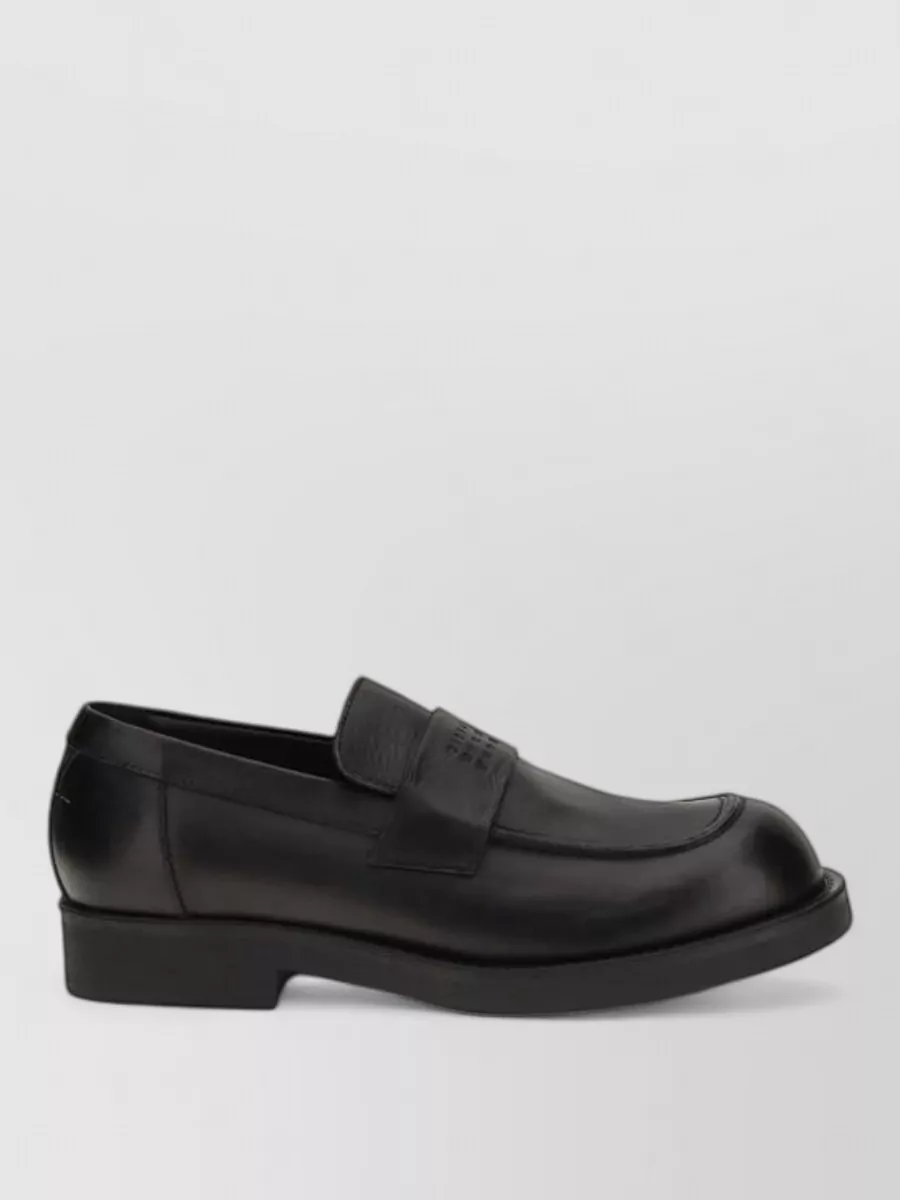 Mm6 Maison Margiela Leather Slip-On Loafers