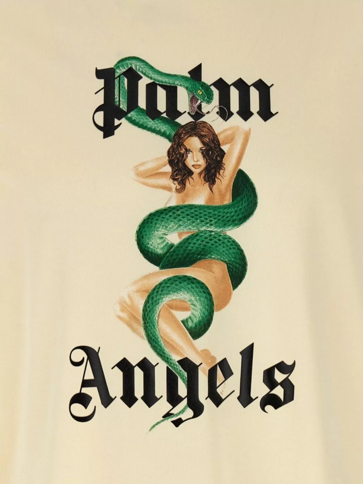 Palm Angels Sand Oversize Cotton T-shirt